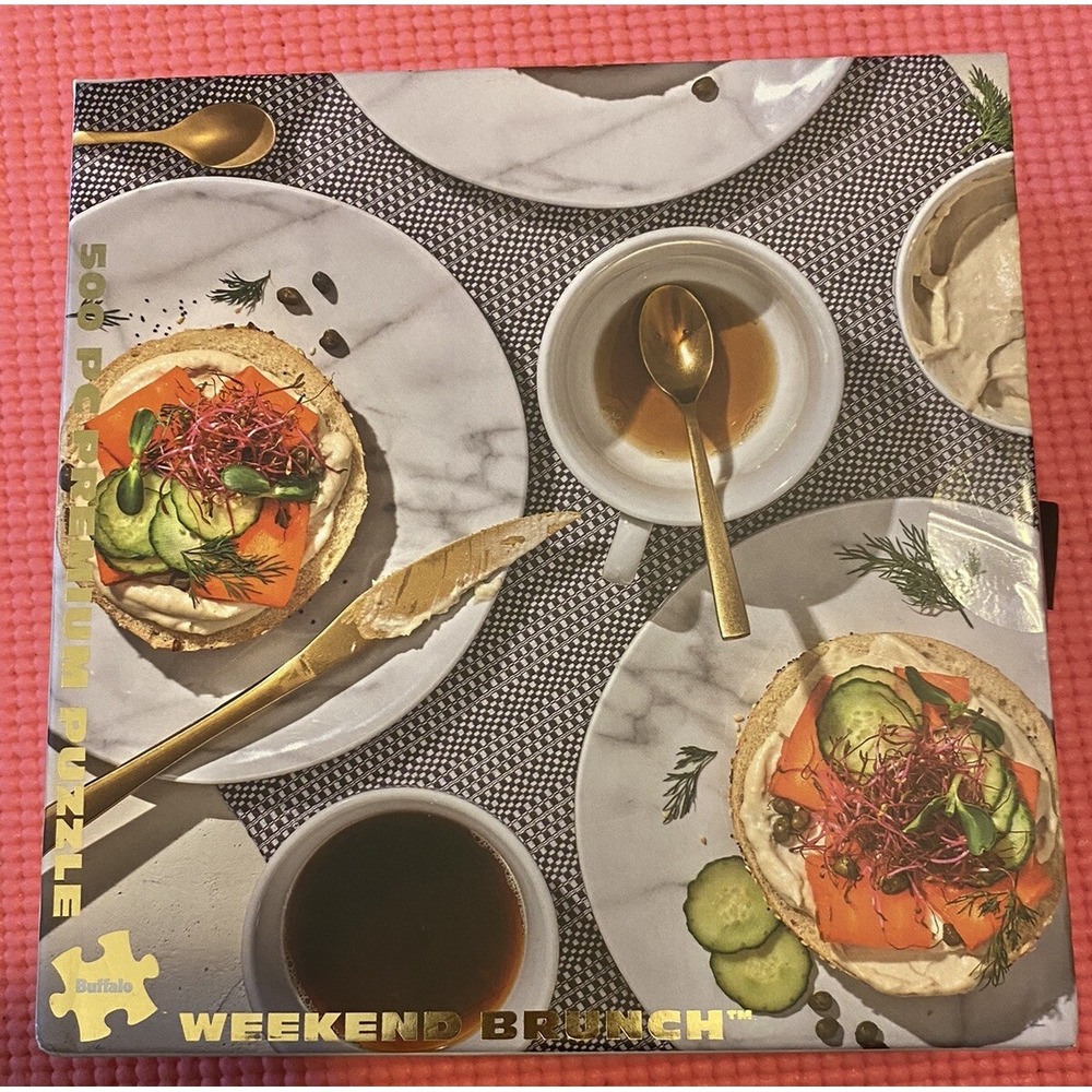 Buffalo Premium 500 Pc Puzzle Weekend Brunch Brand New Sealed In‎ Box